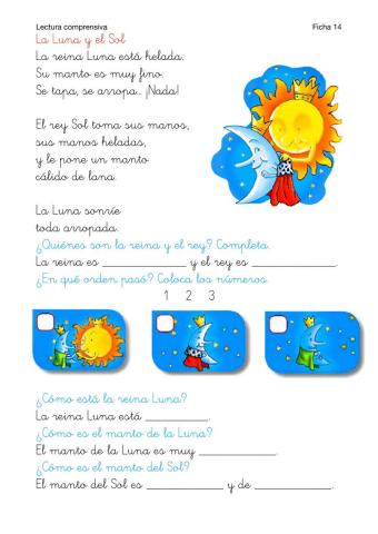 Lectoescritura-Ficha 14-Lectura comprensiva