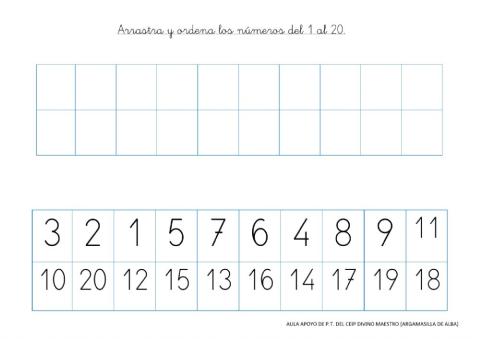 Numeración 1-20