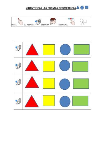 Evaluación formas geométricas