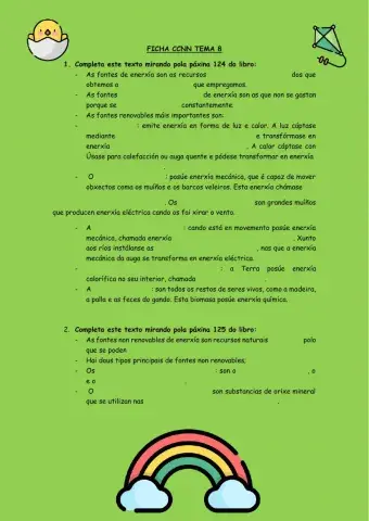 Ficha fontes de enerxía