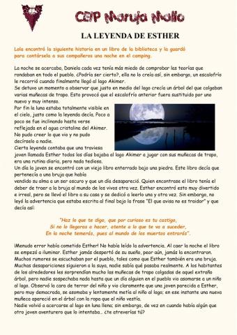 Lectura comprensiva 6º