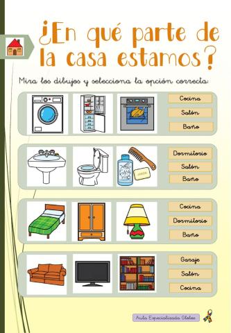 ¿En qué parte de la casa estamos?