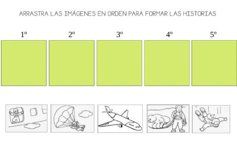 Secuencias temporales 5 viñetas