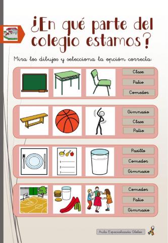 ¿En qué parte del colegio estamos?