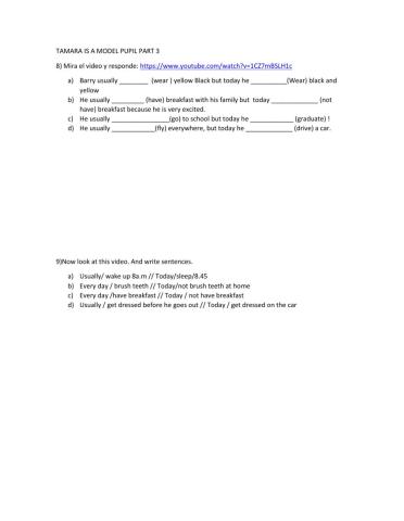 tamara is a model pupil part 3