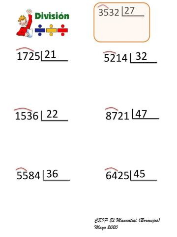 Divisiones dos cifras