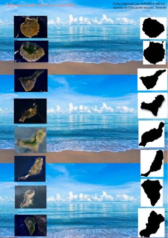 Relacionar cada isla con su sombra