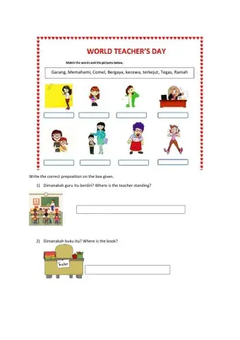 Adjective and preposition