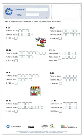 Calcular el máximo común divisor (MCD) 01