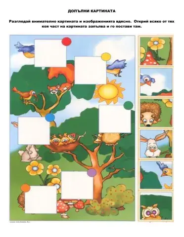 Допълни картината