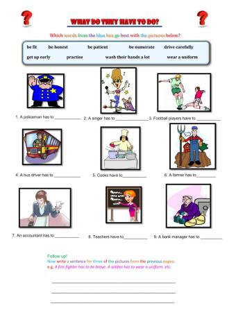 What do they have to do?