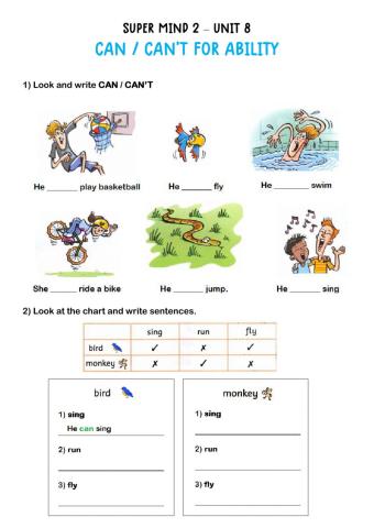 Can can't for ability