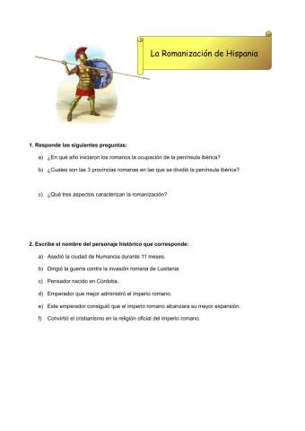 La romanización de Hispania