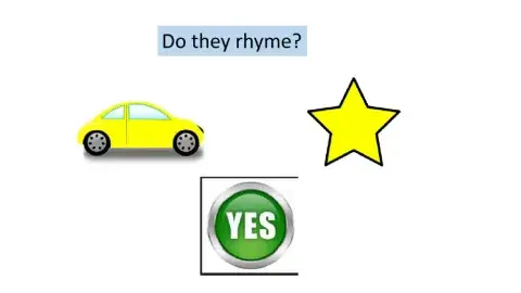 Rhyming Words Listening