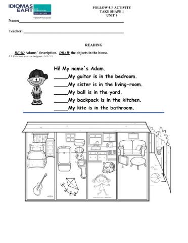 Take shape 1 reading writing unit 4