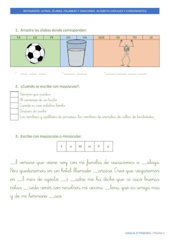 02-Lengua: Sílabas y Mayúsculas