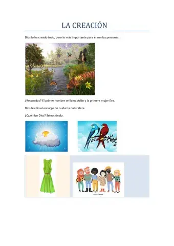 La creación