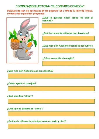 El conejito comilón