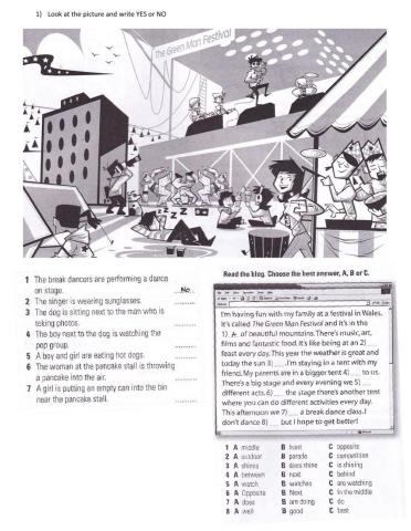 Describing a picture