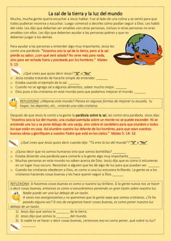 Parábola de la sal y la luz