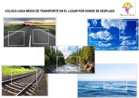 MEDIOS DE TRANSPORTE - Se desplazan