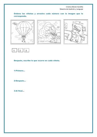 Viñeta temporal El paracaidista.