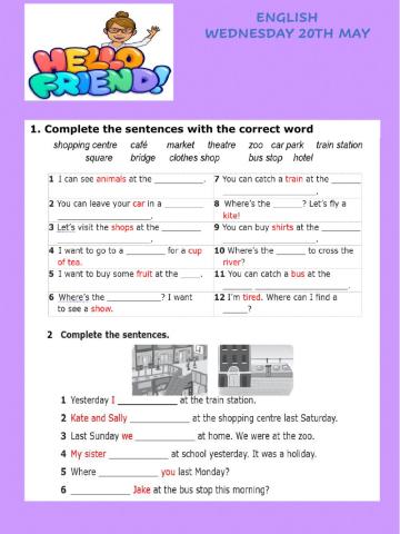 English Unit 6 3º EP