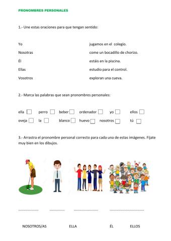 Pronombres personales