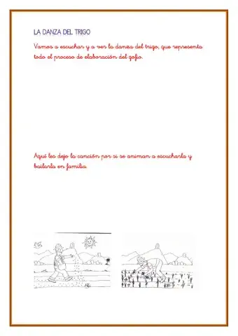 la danza del trigo infantil I