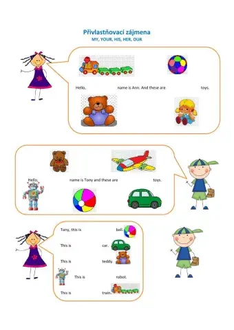 Possessive adjectives