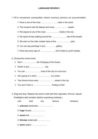 Language review 5