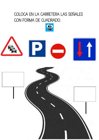 Señales de tráfico y formas