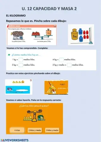 Unidades de peso 3º