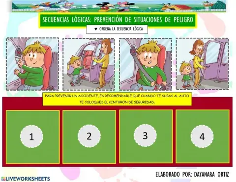 SECUENCIAS LÓGICAS: Prevención de Situaciones de Peligro y Riesgo