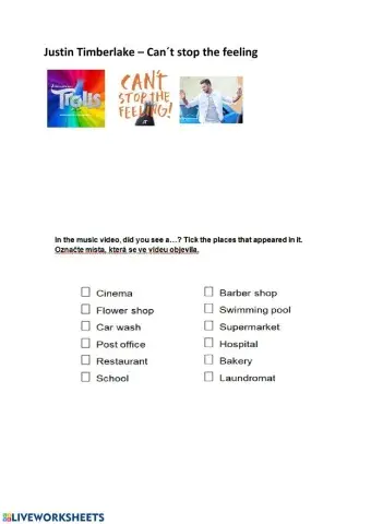 Song Can-t stop the feeling