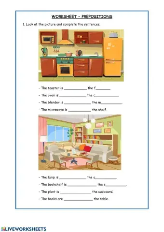 Prepositions of place