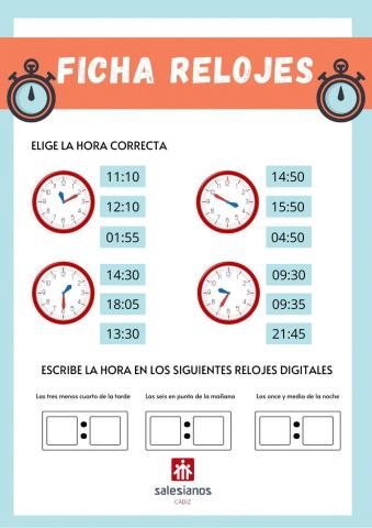 Ficha Relojes