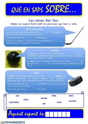 Que saps sobre... Hockey 02