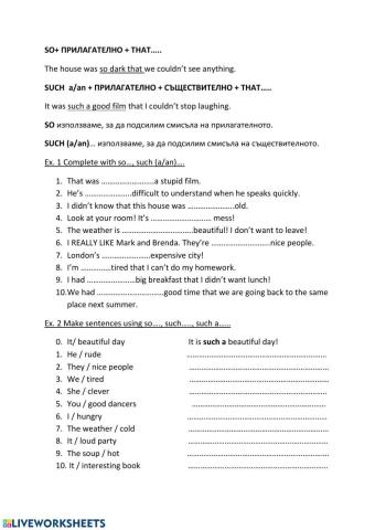 Such (a-an) +adj + noun