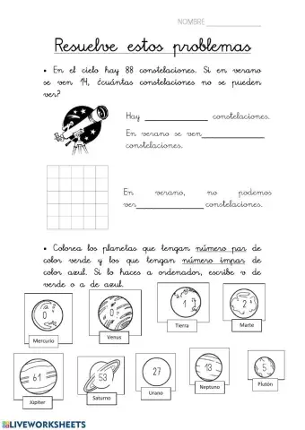 Problemas del universo