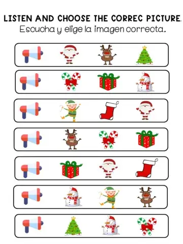 Listen and choose the correct one