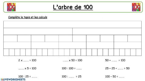 Tapis de 100