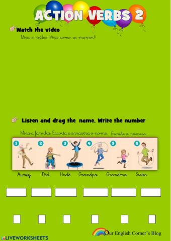 Action verbs 2