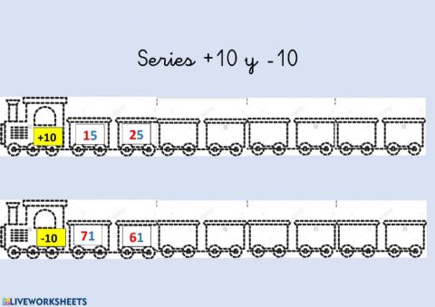 Series +10 y -10