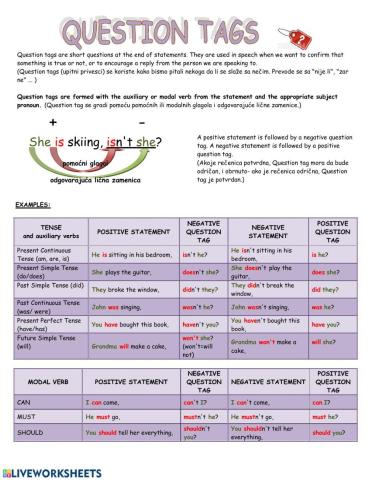 Question tags