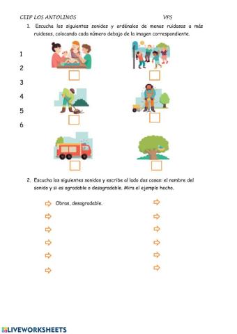 Sonidos agradables y desgradables