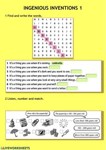 Ingenious inventions 1