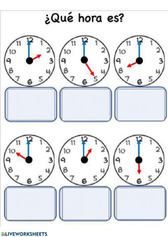 Unidad de tiempo. Elige la opción correcta.
