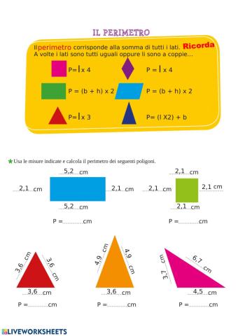 Dalle formule al perimetro 2