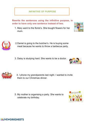 Infinitive of purpose